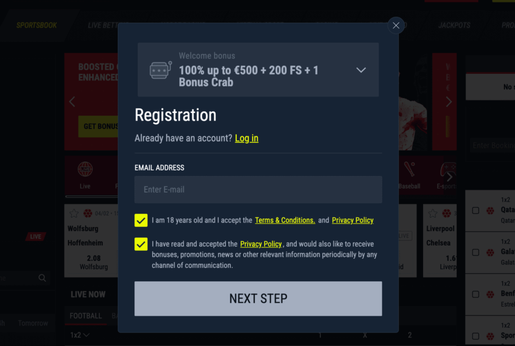 Rabona Betting Review 2025 - English 8 Rabona Register 1536x1032 1
